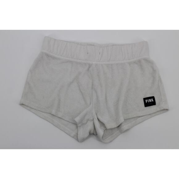 Victorias Secret PINK white short shorts womens small y2k kawaii comfort casual - Picture 1 of 6
